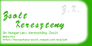 zsolt kereszteny business card